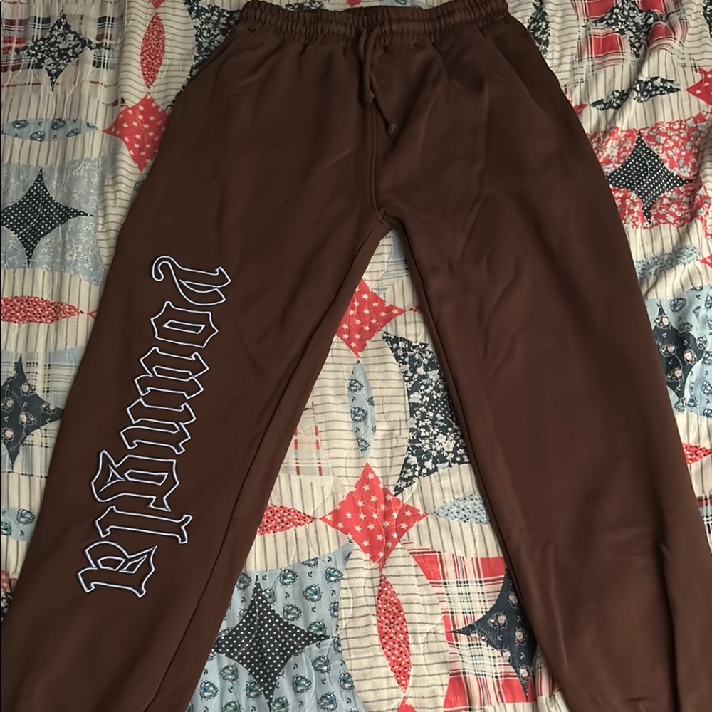 YoungLa Anthem Brown Joggers